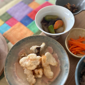 韓国風酢豚
韓国伝統精進料理の技法で