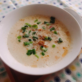 塩味豆乳スープ