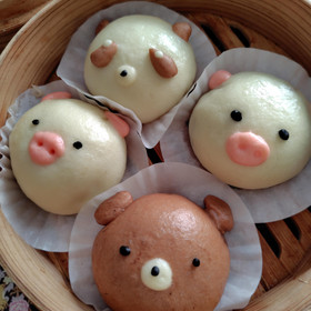 動物肉まん