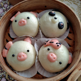 動物肉まん