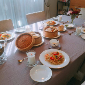 角煮まん
上海焼きそば
杏仁豆腐