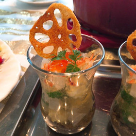 前菜
きのこのデュクセル&野菜のゼリー寄せ