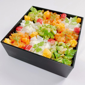 フラワー BOX風もち麦サラダ
※並べ方自由もOK