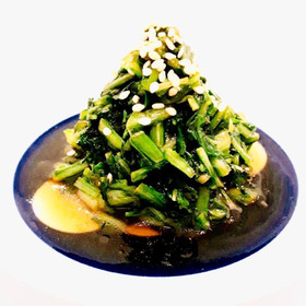 トッピング用副菜①
春菊の炒め物