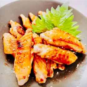 鶏スペアリブの生姜だれ焼き