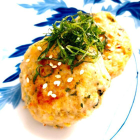 柚子胡椒風味蓮根入り鶏つくね