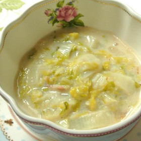 バターを使わないで作る白菜のクリーム煮