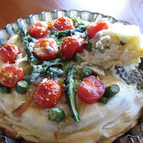 季節野菜のタルト