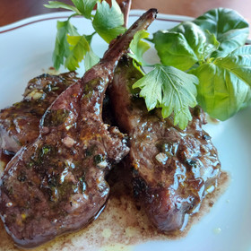 ラム肉のマリネオーブン焼き