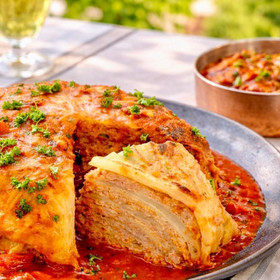 キャベツのミルフィーユカレー