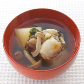 大根と牡蠣の炊き合わせ
