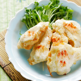 鶏ささみのマヨネーズ和え