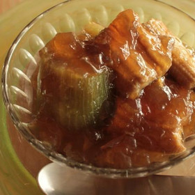 穴子と茄子のゼリー寄せ