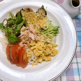 サラダそうめん
