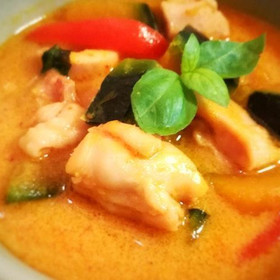 かぼちゃ入りチキンレッドカレー