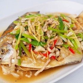 魚の味噌あんかけ