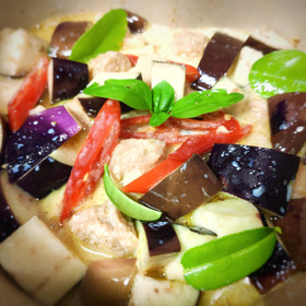 茄子のグリーンカレー