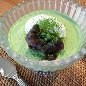 抹茶のブラマンジェ