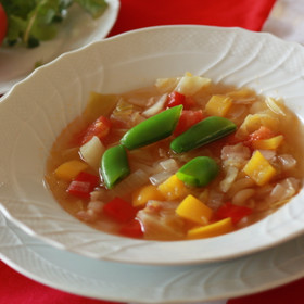 いろどり野菜のミネストローネ