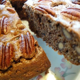 アンチエイジングに　黒豆のココアケーキ