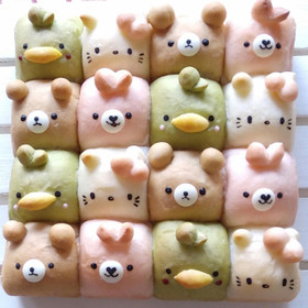 かわいいちぎりぱんと動物パンの教室　夢うさぎ　