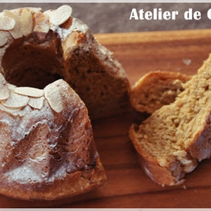 クグロフをパウンド型で作る場合の分量について | パン教室 Atelier de