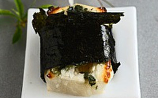 ブルーチーズとのりの焼きもち
