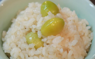 呼吸器のケアに　銀杏ご飯