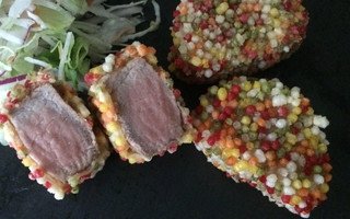 豚ヒレ肉のあられ揚げ