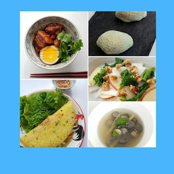 ベトナムのお好み焼きや角煮をお箸で♪