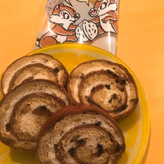 抹茶の渦巻き食パン：石塚千佳先生指導【イースト認定コース】