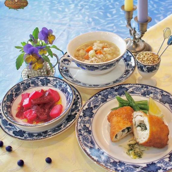 西洋料理「ウクライナに想いを寄せて〜応援メニュー」