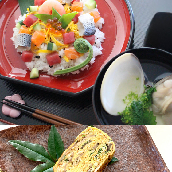 日本料理「ちらし寿司をアレンジ」