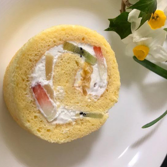 基本のロールケーキ　ランチは試作中