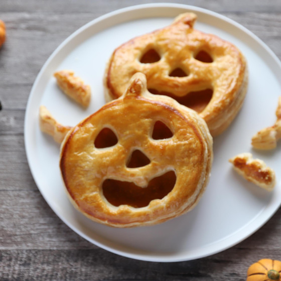 秋のイベントハロウィン、かぼちゃのお菓子2品