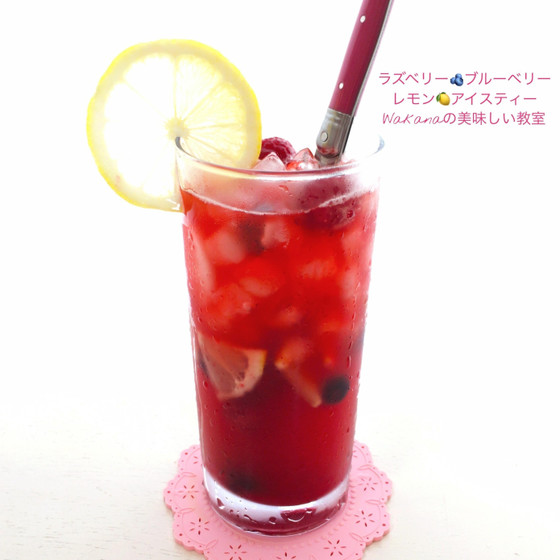 混ぜると色鮮やかになります♪