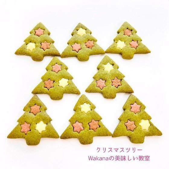 クリスマスツリー（型抜きクッキー）