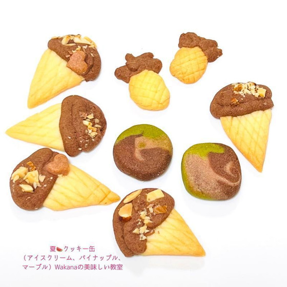 アイスクリーム、パイナップル