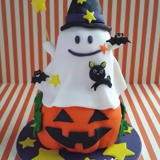 ハロウィンケーキ講習会＠エディブルスイーツアート倶楽部