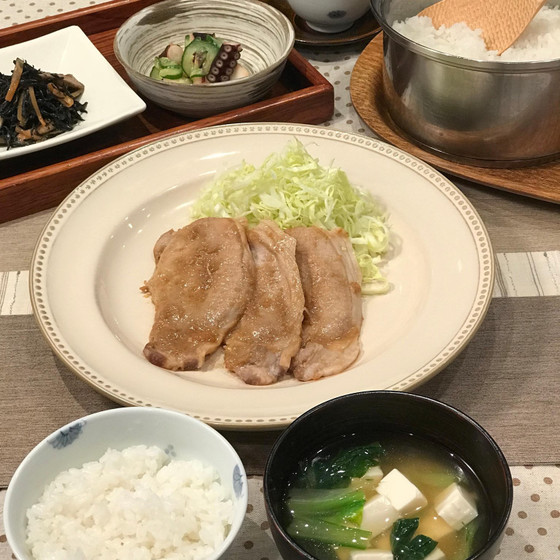 やわらか～豚肉の生姜焼きde和食膳☆入門クラス