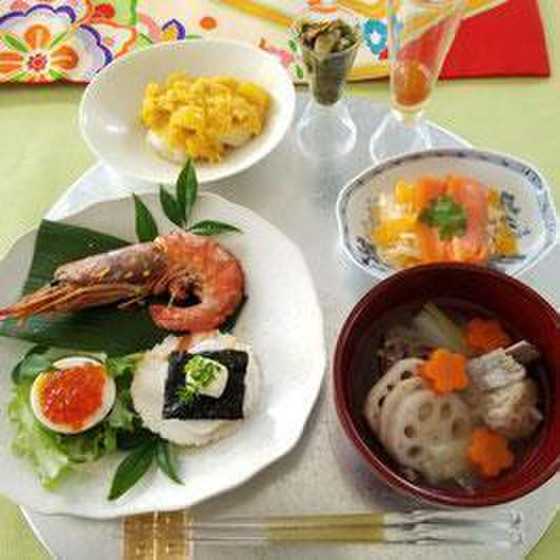 ひと味美味しい、お正月のおもてなし、お持ちより料理