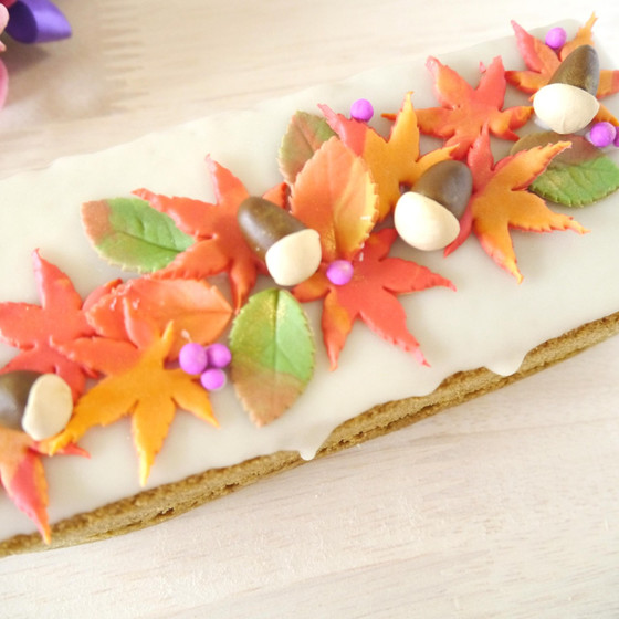 秋の実りケーキ