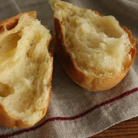 ふわふわの断面