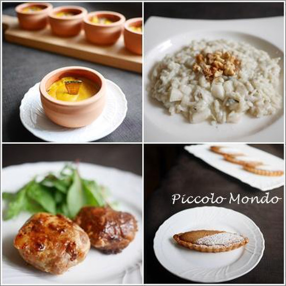 ★秋のイタリア料理＆ドルチェレッスン★