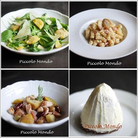【オンラインレッスン】栗尽くしのイタリア料理＆ドルチェ-B