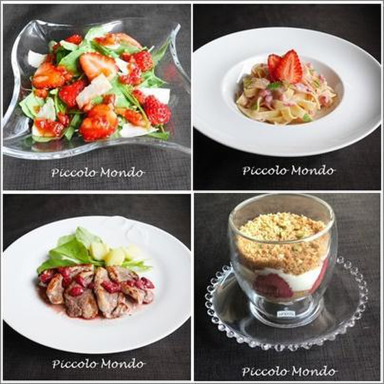 苺尽くしのイタリア料理＆ドルチェ【出張レッスン】