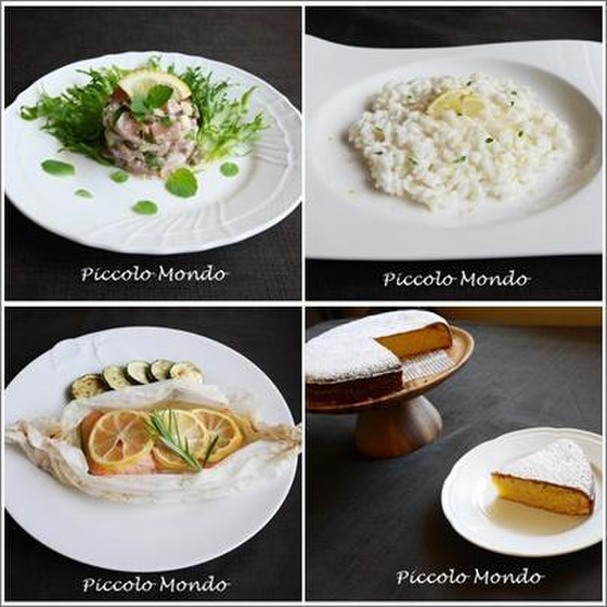【オンライン】レモン尽くしのイタリア料理＆ドルチェ-B
