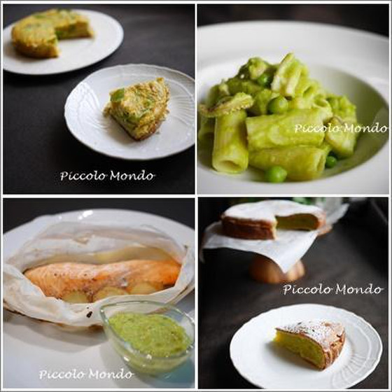 ★えんどう豆尽くしのイタリア料理＆ドルチェレッスン