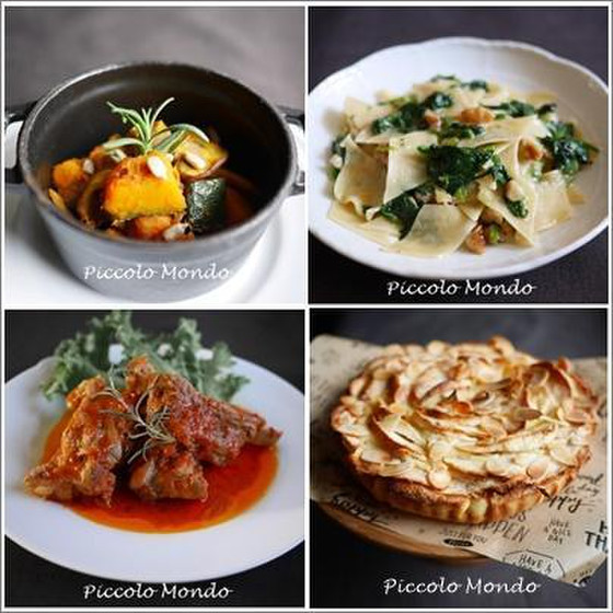 秋のイタリア料理＆ドルチェレッスン