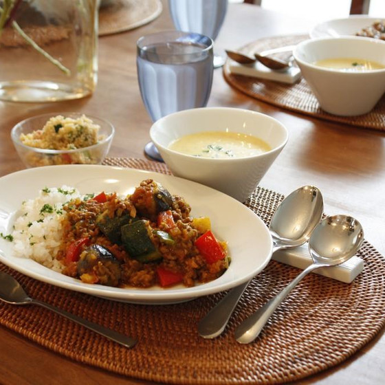 夏野菜たっぷりのカレーランチ（7-8月定番レッスン）